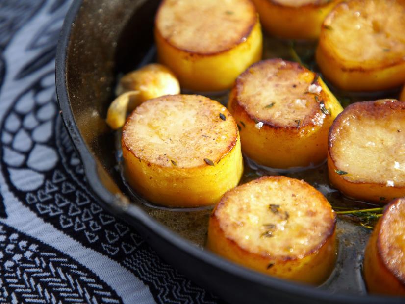Fondant Potatoes, as seen on Food Network's Symon's Dinners Cooking Out, Season 5.