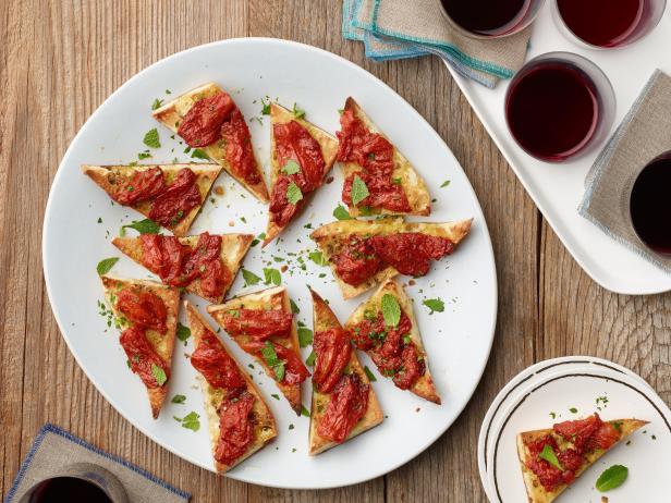 Food Network Kitchen’s Silky Tomato Toasts as seen on Food Network.