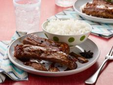 These rich and juicy pork ribs are falling-off-the-bone tender after slowly braising in a mixture of soy sauce, star anise, cinnamon and rock sugar.