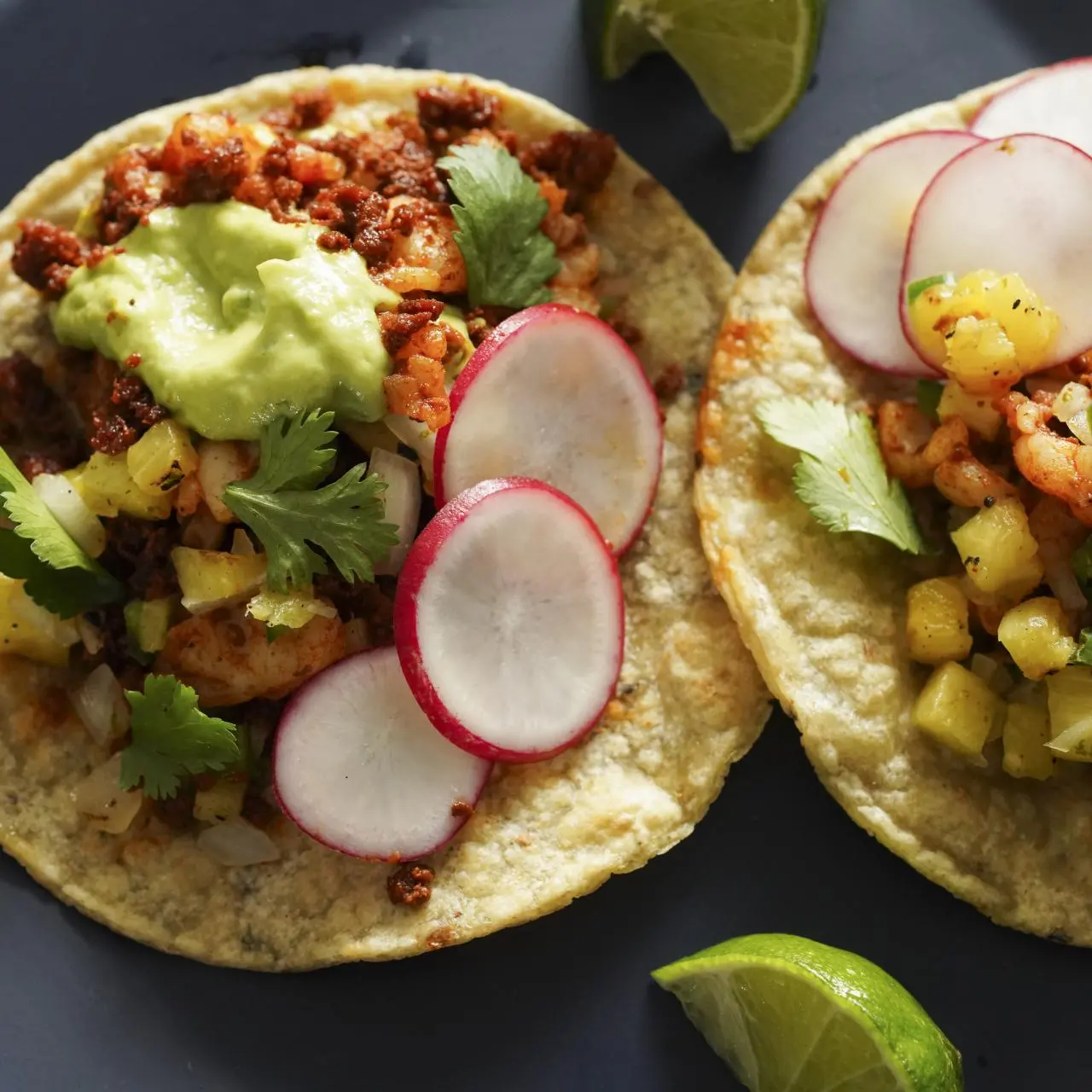 Chorizo and Shrimp Tacos Recipe | Jeff Mauro | Food Network