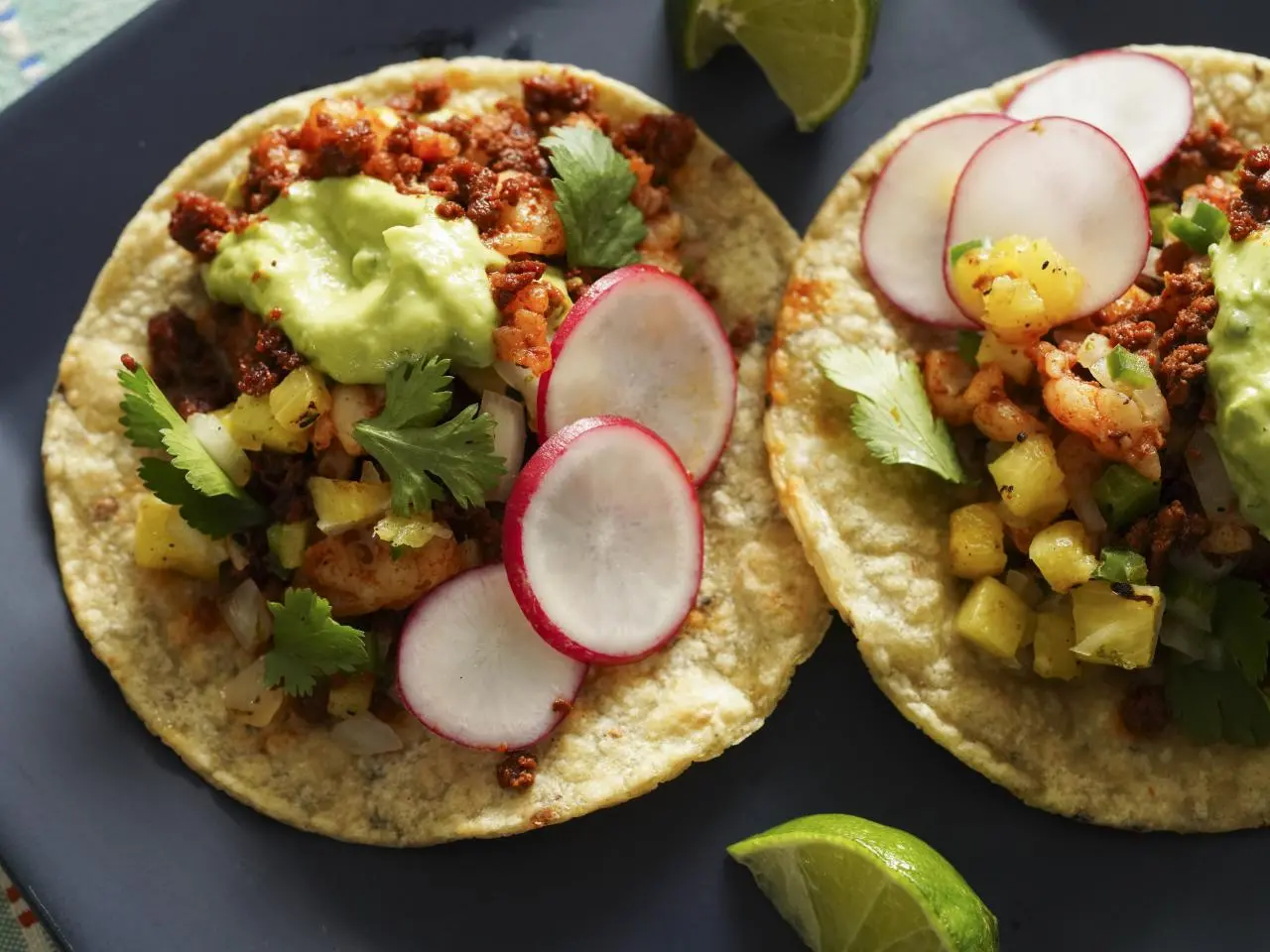 Chorizo and Shrimp Tacos Recipe | Jeff Mauro | Food Network