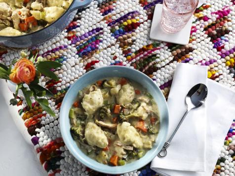 Roasted Chicken and Dumplings Soup