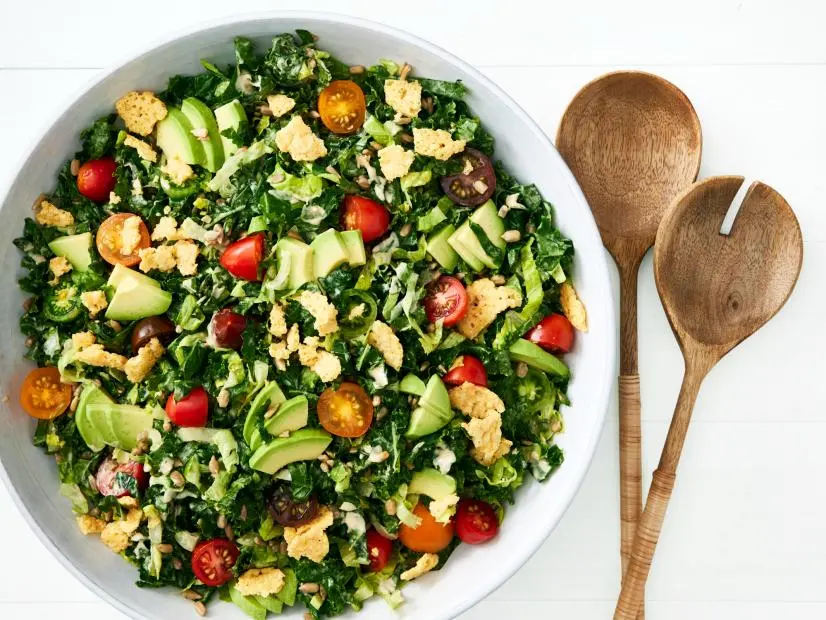 SUNNY ANDERSON’S BIG KALE CAESAR salad.