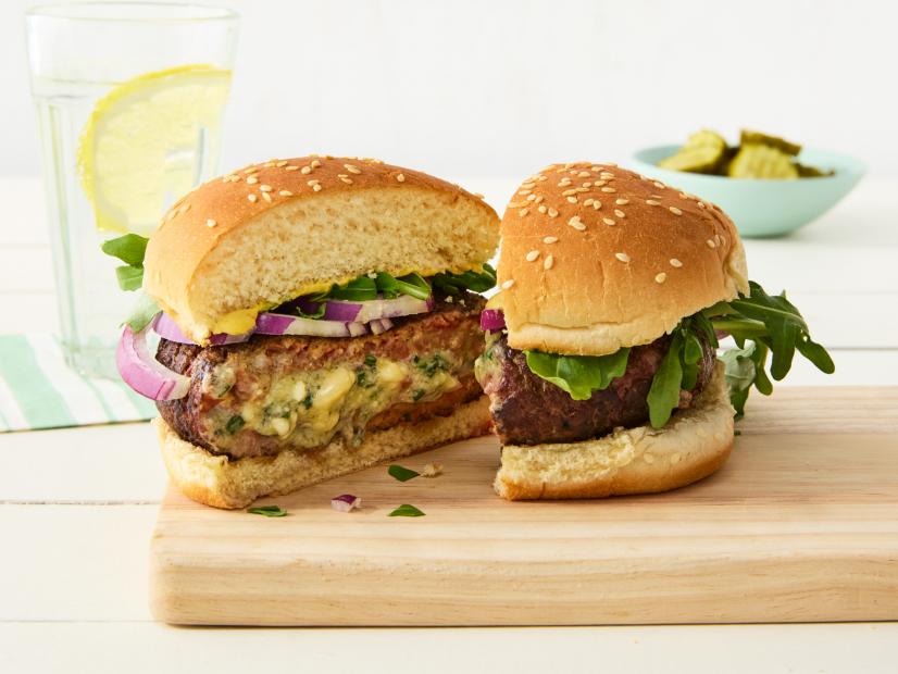 Blue Cheese Butter Burgers Recipe | Food Network Kitchen | Food Network