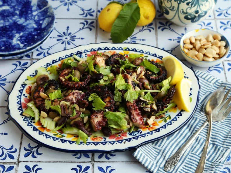 Young Sun Huh The Best Grilled Octopus for Food Network KitchenFNK Recipe:Food Network Kitchen's The Best Grilled Octopus as seen on Food Network.