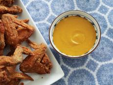 Inspired by Chinese hot mustard, this spread has a distinct spicy kick thanks to mustard seeds ground into a fine powder. Serve it with egg rolls, fish, dumplings, stir-fried vegetables or shrimp tempura. Pro tip: Make this right before serving for the full, robust spicy effect.