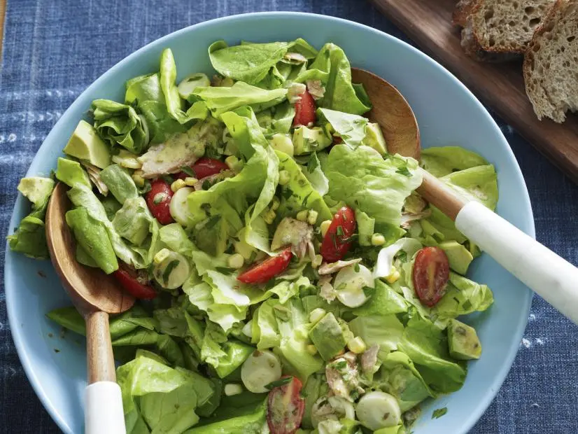 Katie Lee Biegel's Simple Salmon Salad with Hearts of Palm Beauty, as seen on The Kitchen, Season 37.