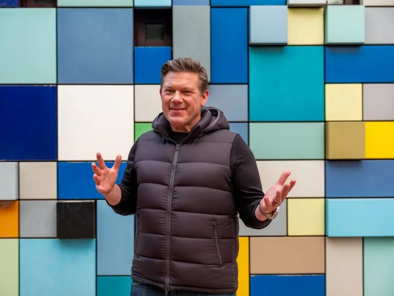 Host Tyler Florence, as seen on The Great Food Truck Race, Season 17.