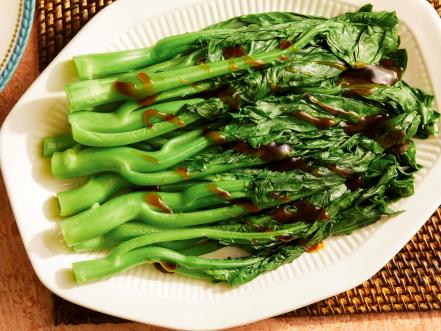 Chinese Broccoli (Gai Lan) with Oyster Sauce Recipe | Food Network ...