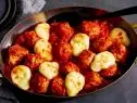 Cheesy Skulls with Meatballs