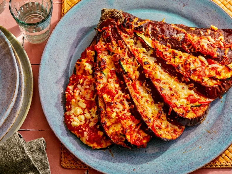 Hasselback Greek Eggplant