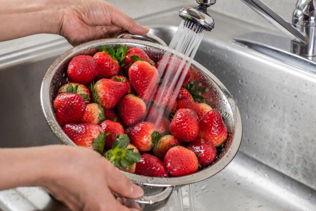 How to Clean Strawberries | Cooking School | Food Network