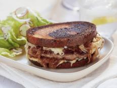 Turkey Patty Melts are the best thing since sliced bread, by crossing a burger with a grilled cheese on marble rye.