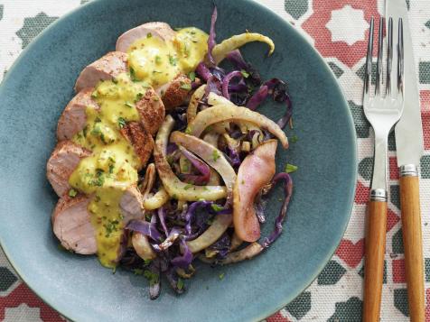 Sheet Pan Pork Tenderloin with Caramelized Fennel and Apple