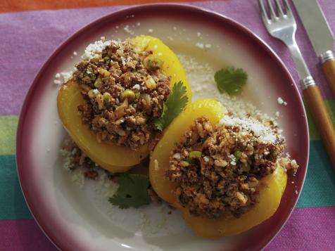 Southwest-Style Tofu Stuffed Peppers