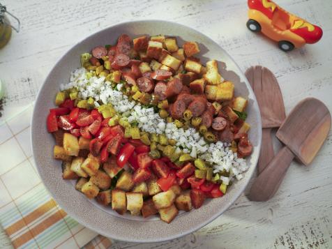 Hot Dog Chopped Salad