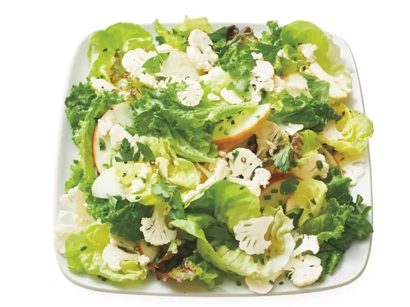 SHAVED CAULIFLOWER-APPLE SALAD