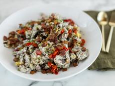 Smashed Potato Salad is a social media sensation, and this is Ree&rsquo;s version of the dish. The crispy roasted potatoes add a lot of flavor and texture, and it&rsquo;s perfect for potlucks and parties.