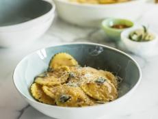 If you like the combination of sweet and savory, then this delicious pasta sauce is for you! The addition of maple syrup to the garlic, sage, crushed red pepper and cream sauce lends a mild sweetness that works so well, and it is a great way to elevate store-bought ravioli.