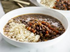 This soup is hearty and filling. It is perfect for a thrifty lunch or dinner any day of the week and a great way to use up bits and pieces you have lurking in the back of your fridge.