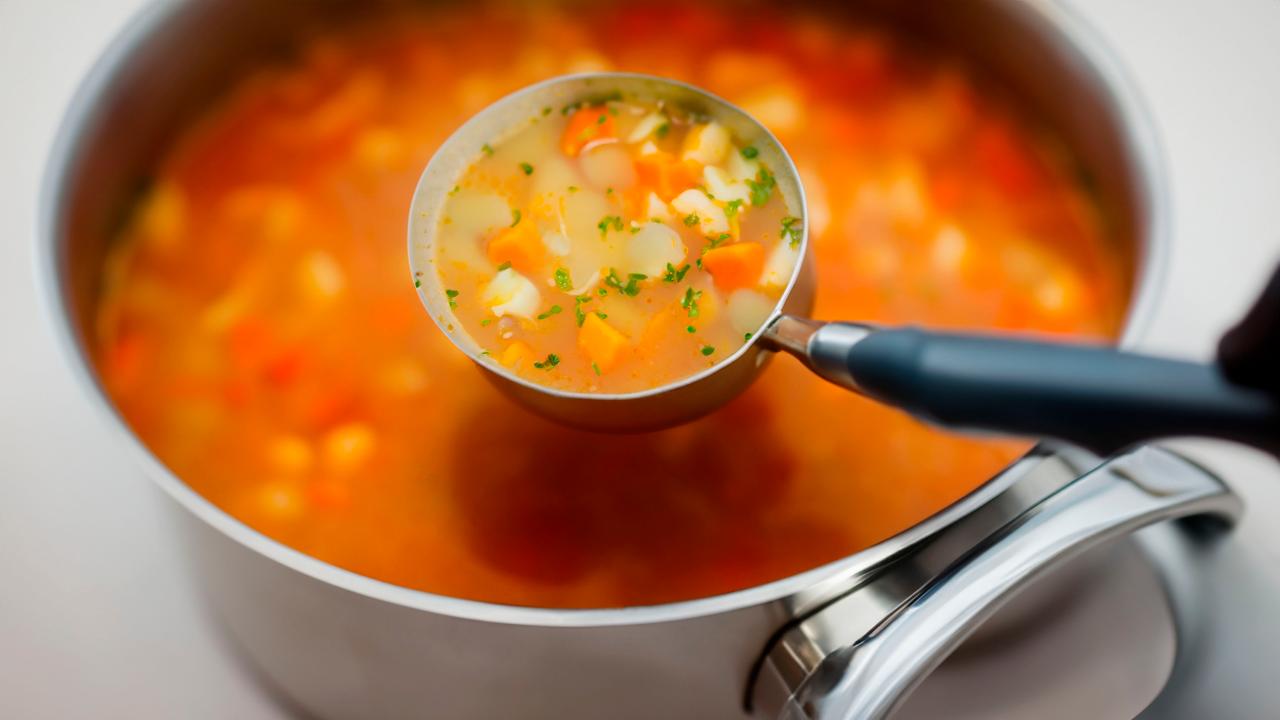 How To Thicken Soup Cooking School Food Network