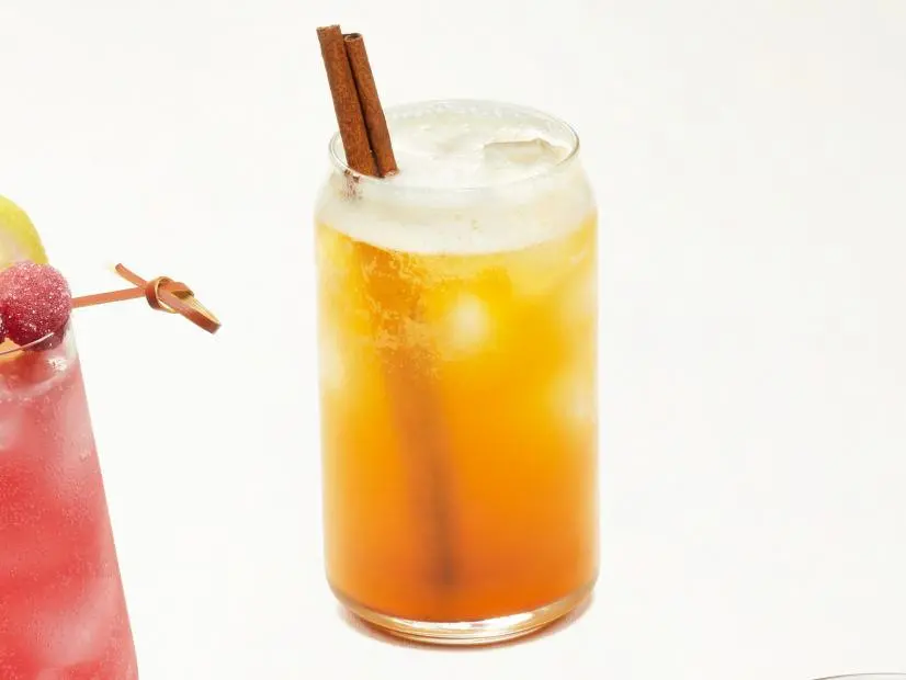 SPARKLING CRANBERRY LEMONADE; PUMPKIN SPICE BOURBON SHANDY; HIBISCUS-POMEGRANATE SOUR. Food Network  4-Piece White Wine Glass Set; Food Network Can Glass 4-Pack; Food Network Quintessential 4-Piece Rocks Glass Set.