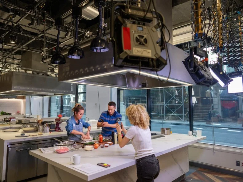 The new Food Network Test Kitchen in NYC, May 8, 2024.
