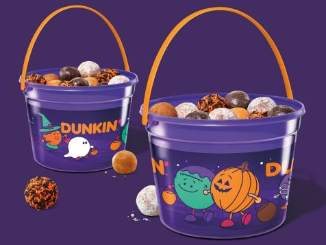 Dunkin’ Is Finally Bringing back Munchkin Buckets for Halloween