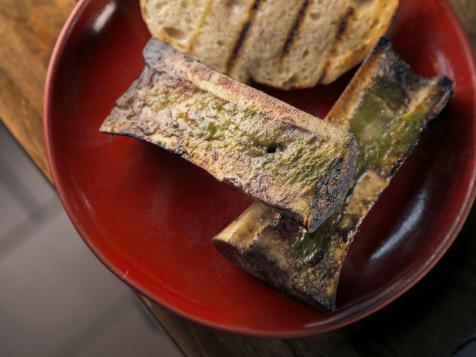Sinful Bone Marrow with Preserved Lemon Basil Sauce