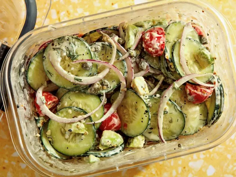 Shaked Cucumber Salad