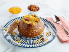 Serving soup in a hollowed-out loaf of bread is fun to do when you have friends over for a meal. Don&rsquo;t throw the bread from the middle of the loaf away; it can be turned into salad croutons or breadcrumbs for some of your other recipes.