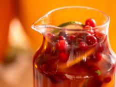 Ree loves to serve a big pitcher of sangria whenever she throws a party. There are many variations, but the base ingredients are always wine and fruit. Make your sangria in advance and keep it in the fridge for a few hours before serving to give all the ingredients time to meld.