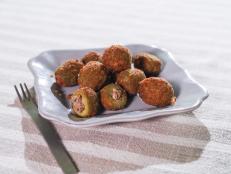 This restaurant-quality appetizer is certainly impressive and one that will have guests coming back for more. If you are having a party, you can make the lamb mixture the day before to make things easier the day of. Plus, you can keep the fried olives warm in a 250 degree F oven so that you aren&rsquo;t standing at the fryer as guests are arriving.