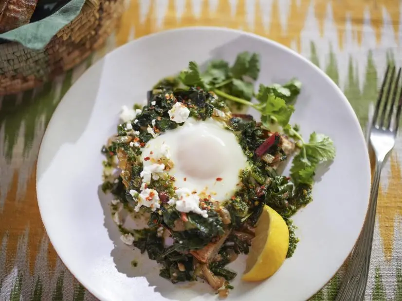 Geoffrey Zakarian's Green Shakshuka Beauty, as seen on The Kitchen, Season 38