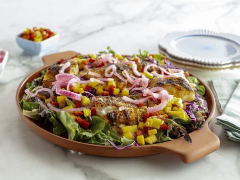 Fish Taco Salad