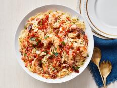 "People want to know how I get so much seafood flavor into such a quick and easy shrimp dish. I tell the truth: It&rsquo;s clam juice!"