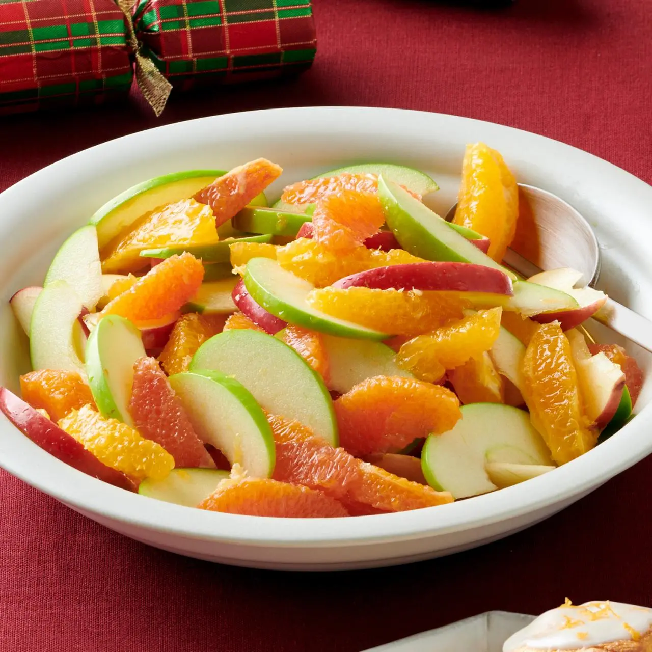 fruit salad with honey and orange juice dressing Summer Fruit Salad with Honey Orange Glaze
