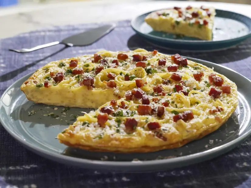 Katie Lee Biegel's Carbonara Frittata, as seen on The Kitchen, Season 38