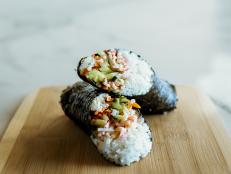 &ldquo;Krab&rdquo; is imitation crabmeat made of fish. Ree uses it in her portable nori rolls and adds various sushi ingredients to create a tasty version of one of her favorite snacks.