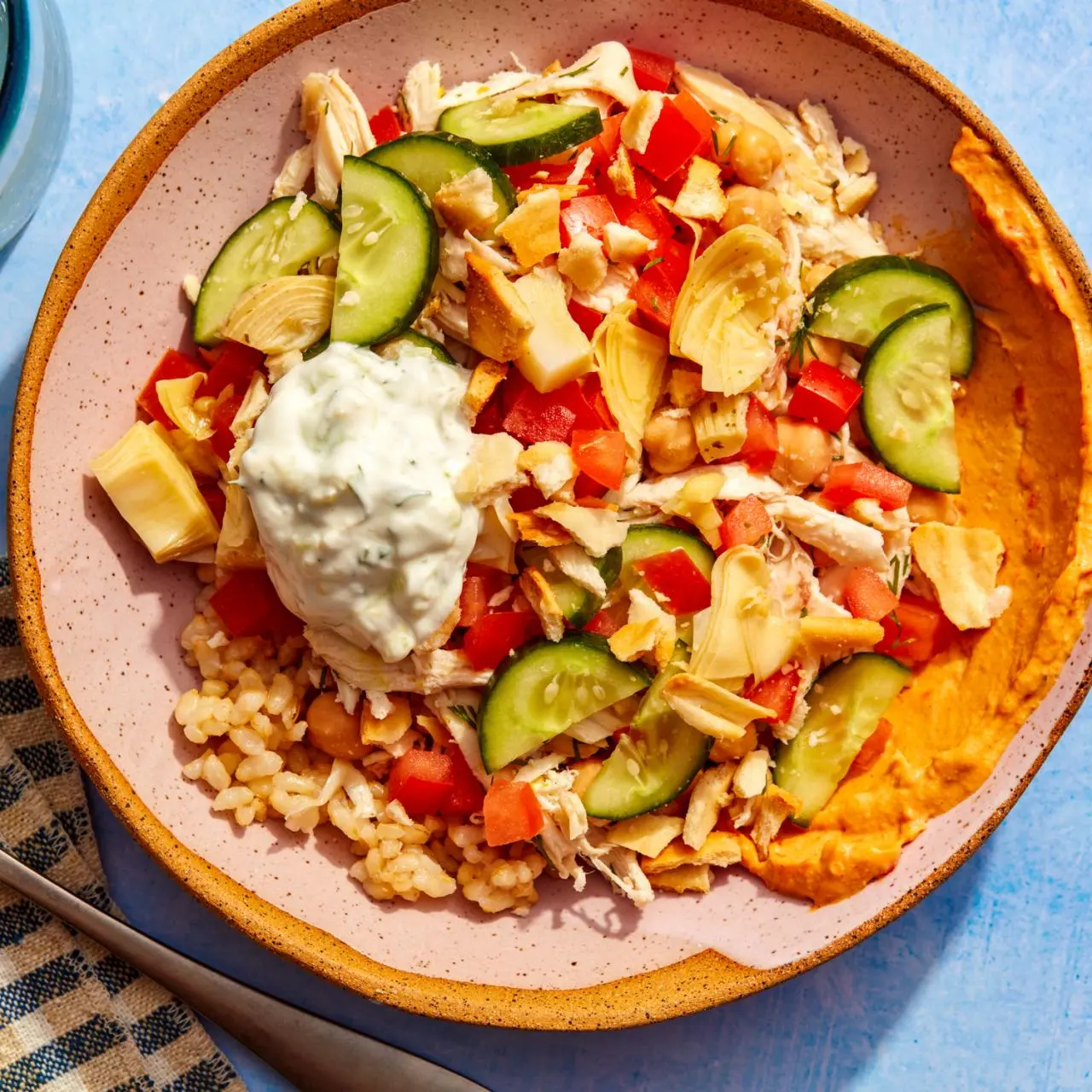 High-Protein Chicken Tzatziki Bowl | Recipe Cart | Recipe Cart
