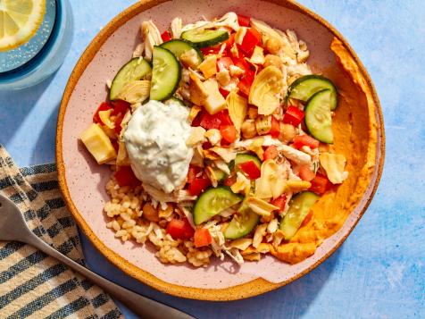 High-Protein Chicken Tzatziki Bowl