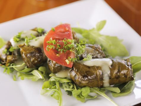 Dolmades with Lemonato Sauce