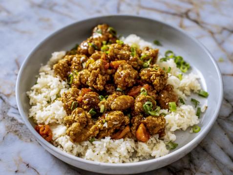 Orange Chicken and Peppers