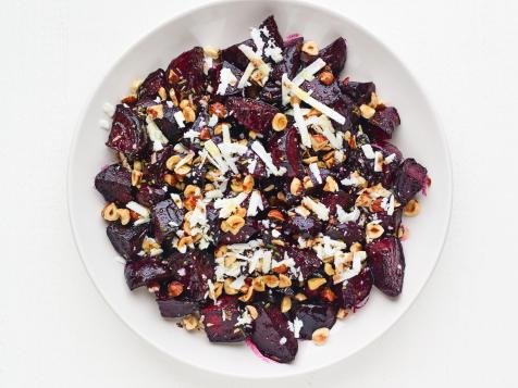 Roasted Beets with Hazelnuts