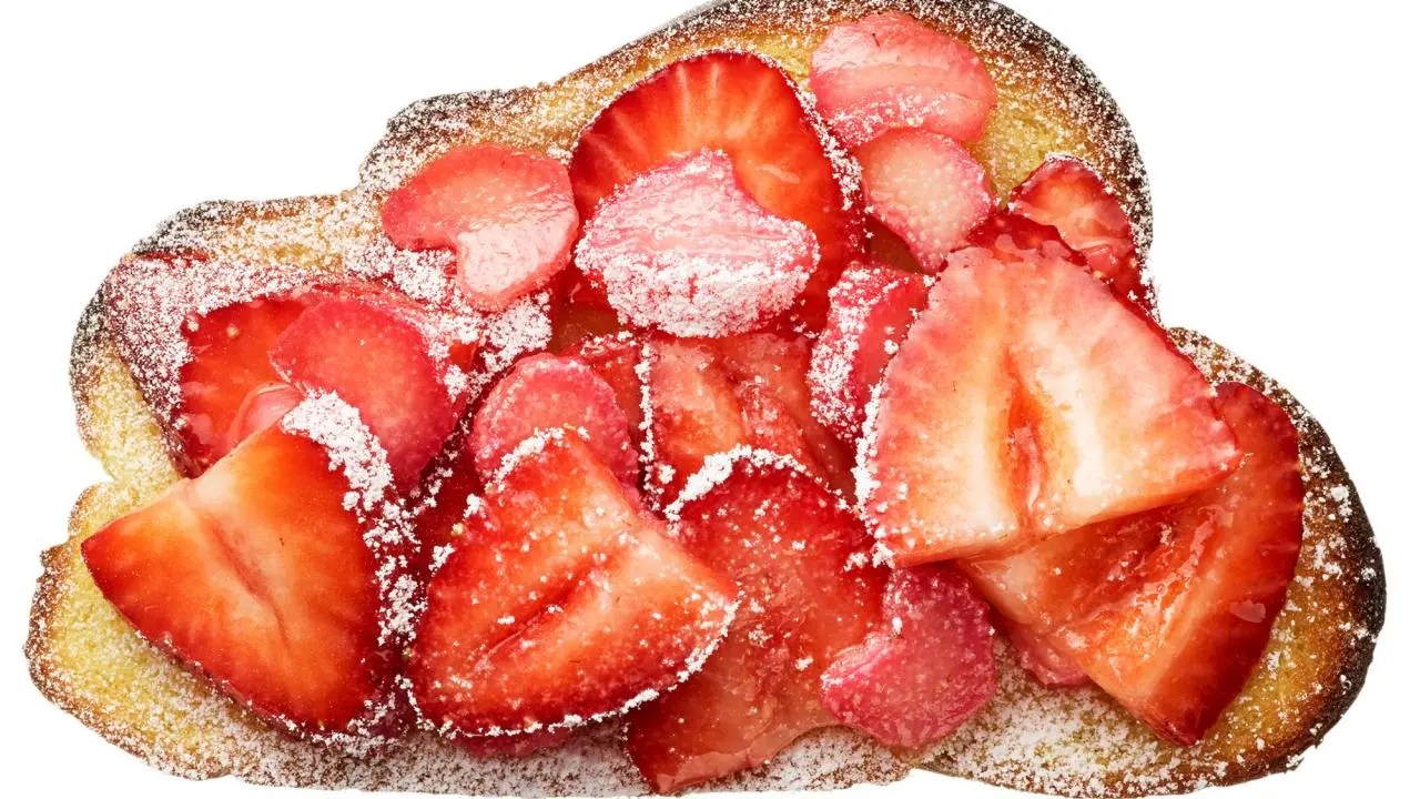 Strawberry Rhubarb Toast Recipe | Food Network Kitchen | Food Network