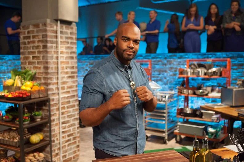Chef contender Deji Oduwole is ready to put up a fight, as seen on Food Network's Beat Bobby Flay, Season 7.