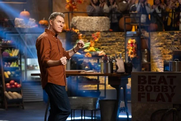 Host Bobby Flay, as seen on Beat Bobby Flay, Hoiliday Throwdown Season 4