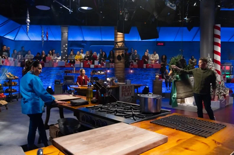 Host Bobby Flay reveals round 2 secret ingredient  Squab, as seen on Beat Bobby Flay, Hoiliday Throwdown Season 4