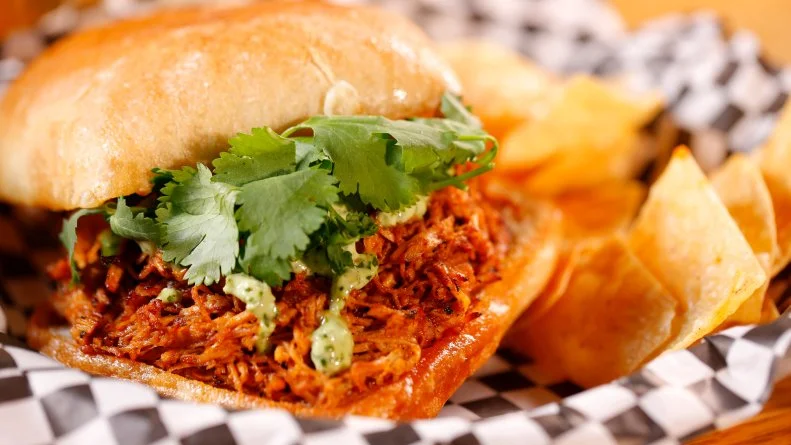 Hot Lap Sandwich from Pit Road Bar and Grill in Charlotte, NC, as seen on Food Network's Diners, Drive-Ins and Dives, episode 2210.