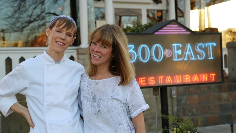 Owners Kristine and Ashley Coulter of 300 East in Charlotte, NC, as seen on Food Network's Diners, Drive-Ins and Dives, Season 22.